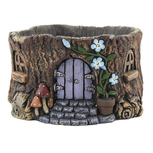 Cement Fairy Pot - Large