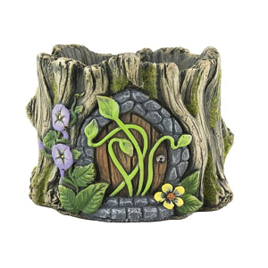 Cement Fairy Pot - Small