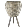 Willow Drum Plant Pot with Legs