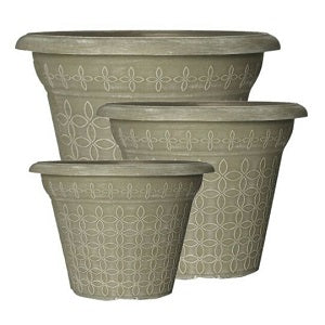 Powdered Taupe Plant Pot