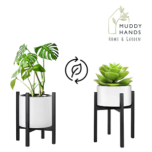 muddy hands plant pots Muddy Hands Reversible Plant Pot Stand