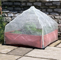 Large Plastic Raised Bed Grow Bag Cover Cloche with Micromesh Cover