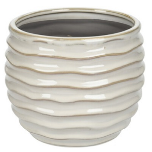 Ripple Ceramic Plant Pot – Muddy Hands