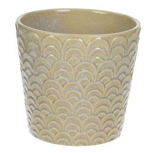 Scallop Ceramic Plant Pot