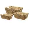 Rectangle Water Hyacinth Storage Basket
