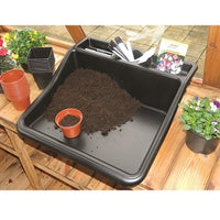 Small Black Plastic Potting Tray