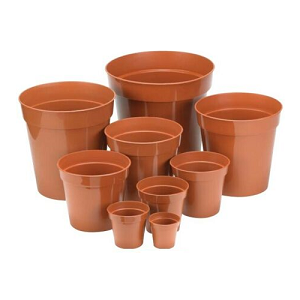 Pack of 2 Terracotta Nursery Pot