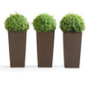 Mocha Tall Rattan Plant Pot