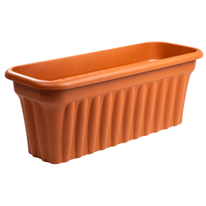 80cm Terracotta Plastic Trough