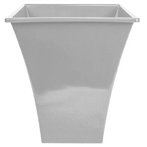 Silver Square Plant Pot