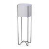 White Metal Plant Pot Stand