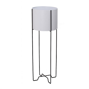 White Metal Plant Pot Stand