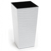 White Chisel Plant Pot